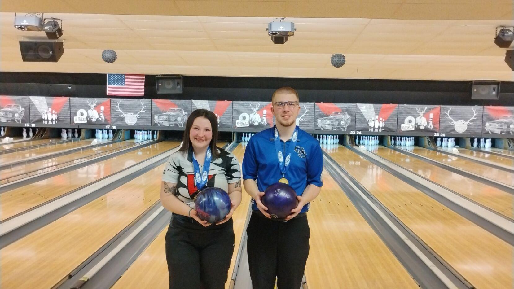 Matching District 3 championships for 2 L-L League bowlers